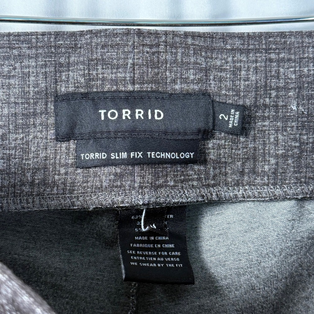 Torrid Slim Fix Pixie Pants Pull On Leggings Wome… - image 8